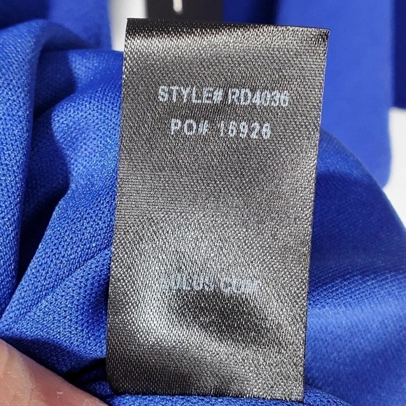 Lulu's Bell Sleeve Mini Dress Royal Blue Size Small - Picture 7 of 8